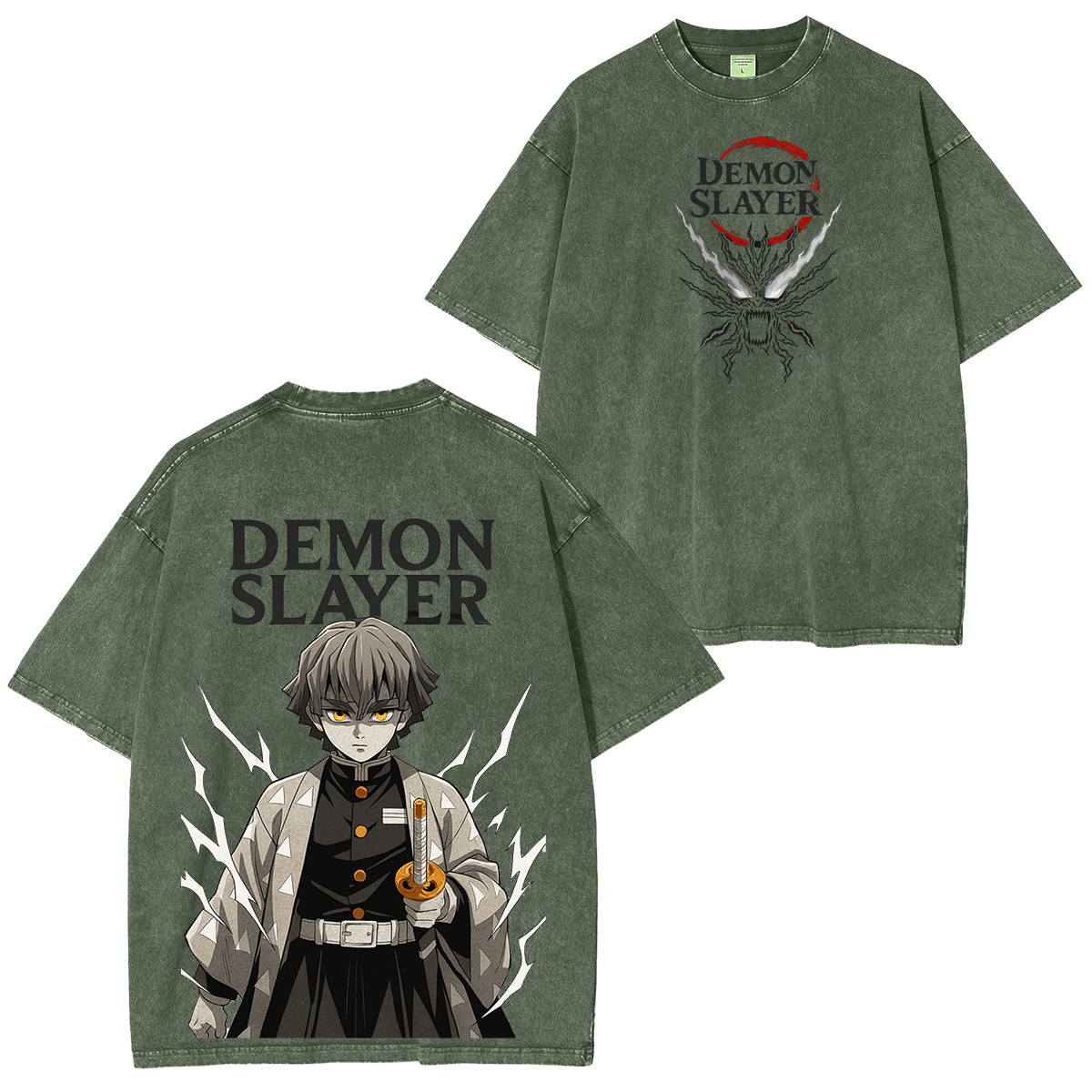 Zenitsu Demon Slayer Unisex Washed T-Shirt