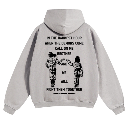 Unisex Anime Graphic Streetwear Vintage Hoodie