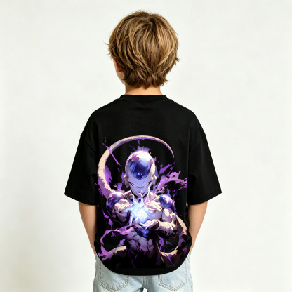 Dragon Ball Anime Graphic T-Shirt for Frieza Kids Cartoon Print Cotton Tee