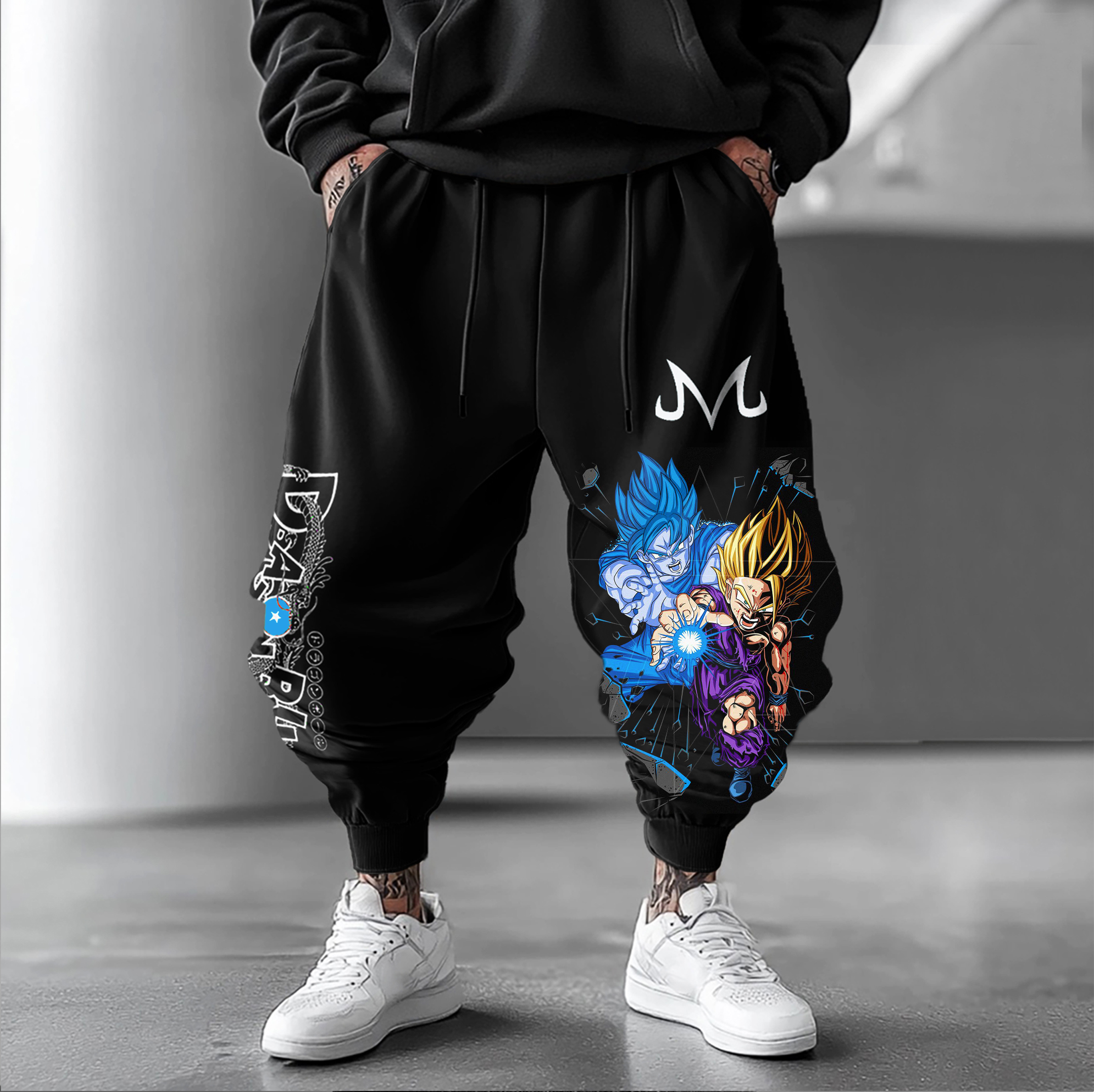 Unisex Anime Gift Oversized Harem Pants-AnimeClothe