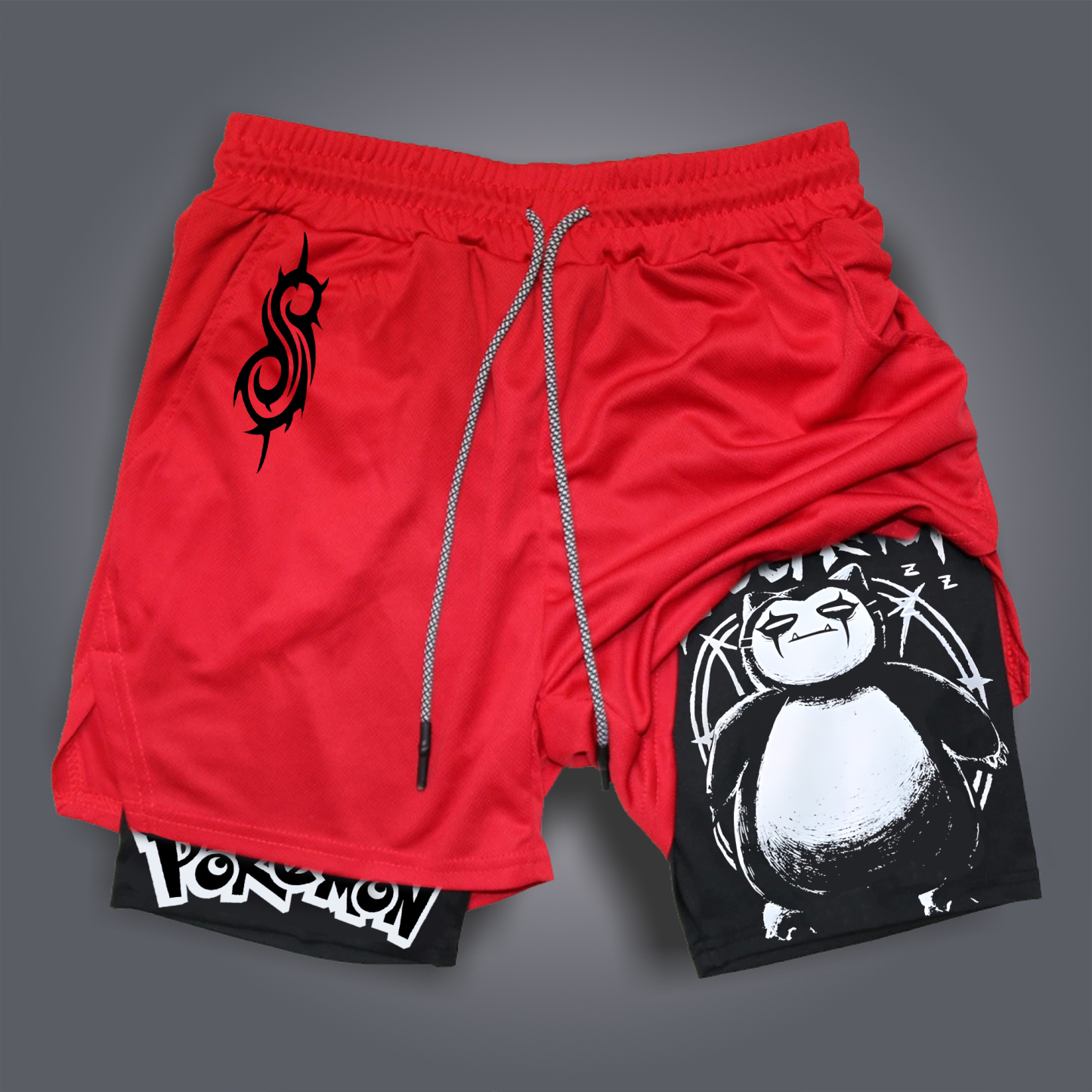 Unisex Casual Anime Streetwear Shorts-AnimeClothe