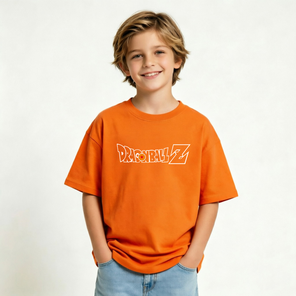 Dragon Ball Goku Anime Graphic T-shirts for Kids Cartoon Print Cotton Tee