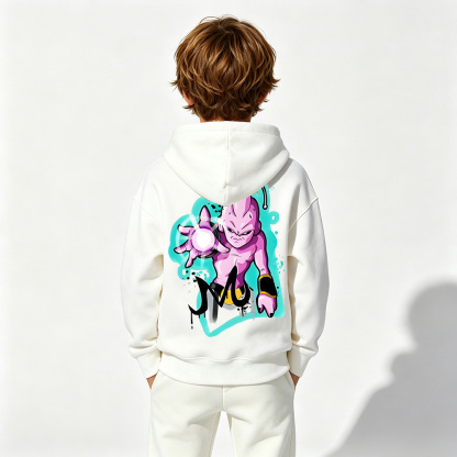 Dragon Ball Anime Graphic Hoodie for Vegeta Kids Cartoon Print Cotton Tee