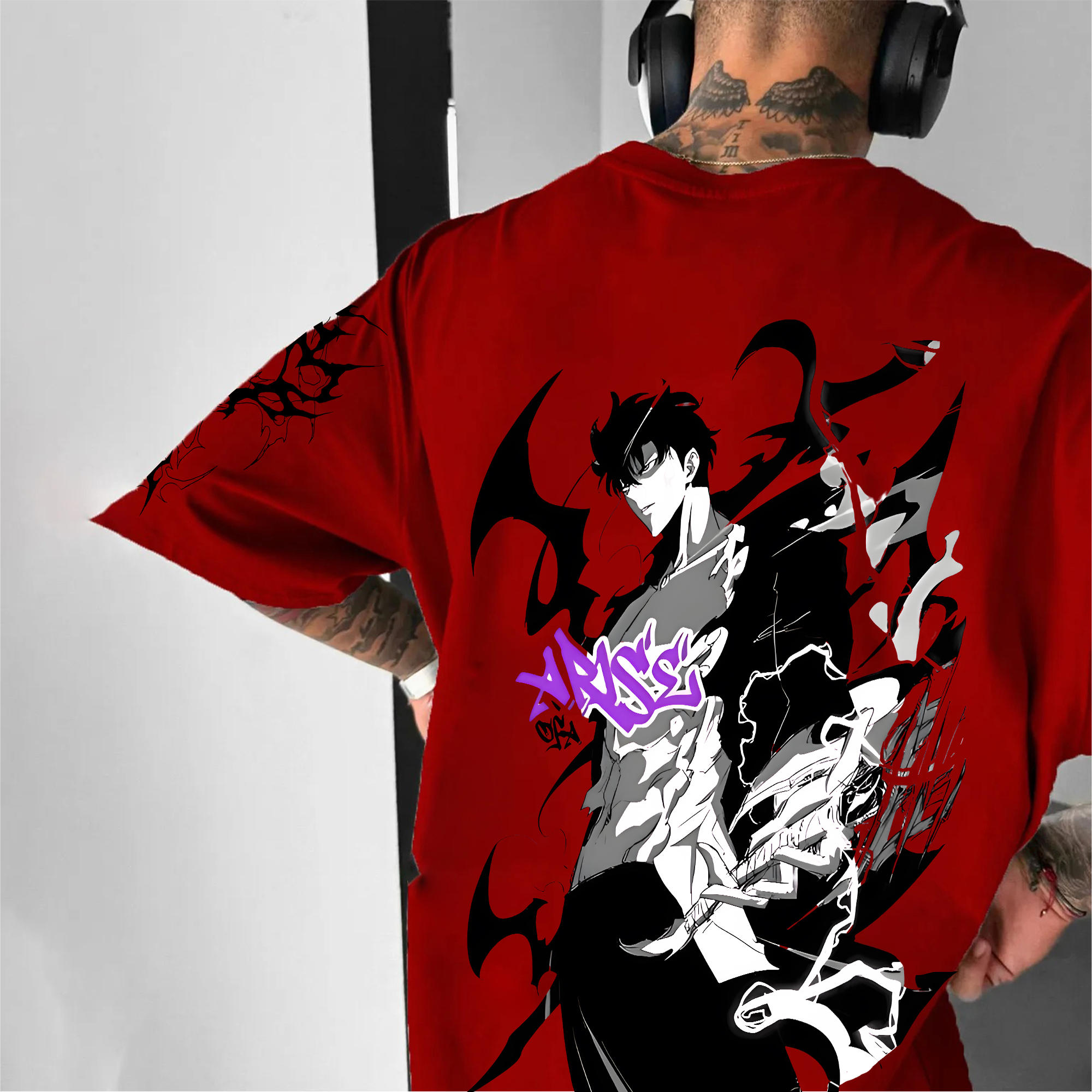 Unisex Anime Inspired Vintage T-Shirt-AnimeClothe