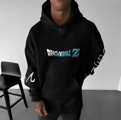 Unisex Anime Print  Casual Oversized Hoodie