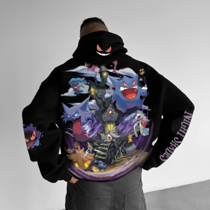 Unisex Anime Graphic Streetwear Vintage Hoodie
