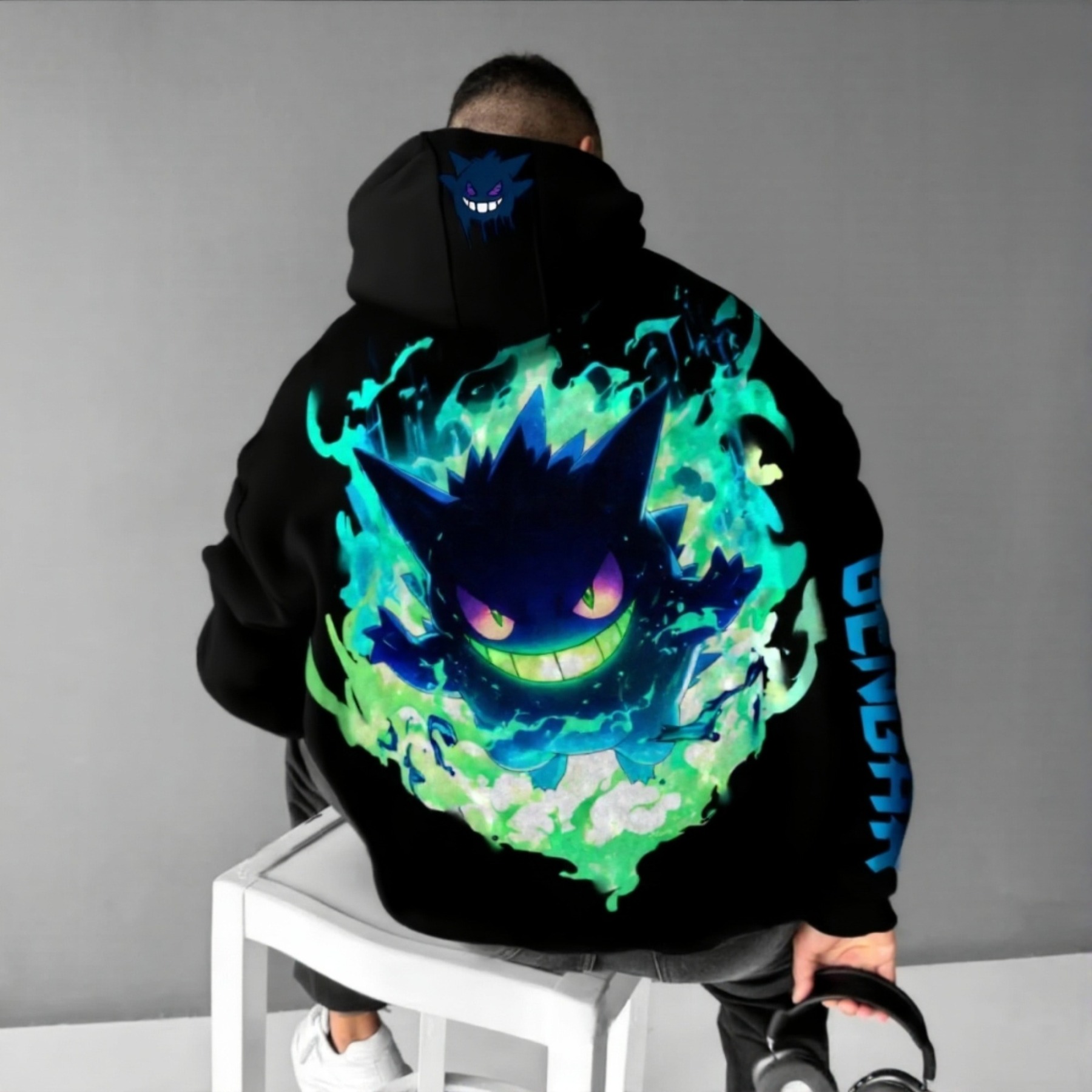 Pokémon Unisex Anime Gengar Hoodie