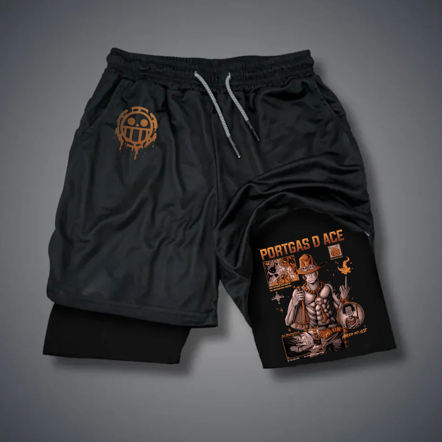 Unisex  Casual Anime Streetwear Shorts