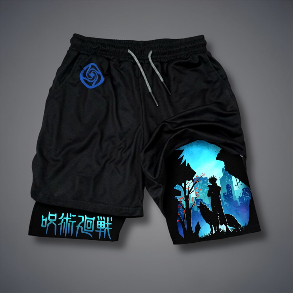 Jujutsu Kaisen Anime Theme Cartoon Print Pure Cotton shorts