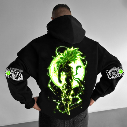 Unisex Anime Graphic Streetwear Vintage Hoodie-AnimeClothe