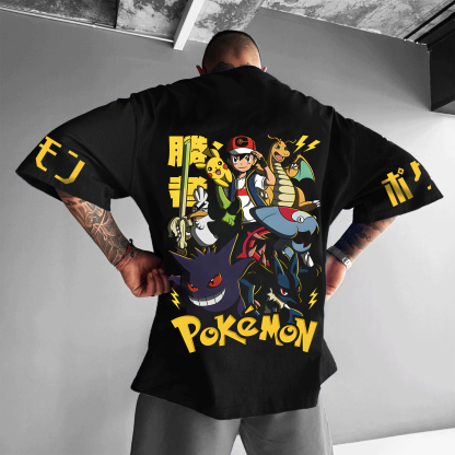 Unisex Anime Inspired Vintage T-Shirt-AnimeClothe