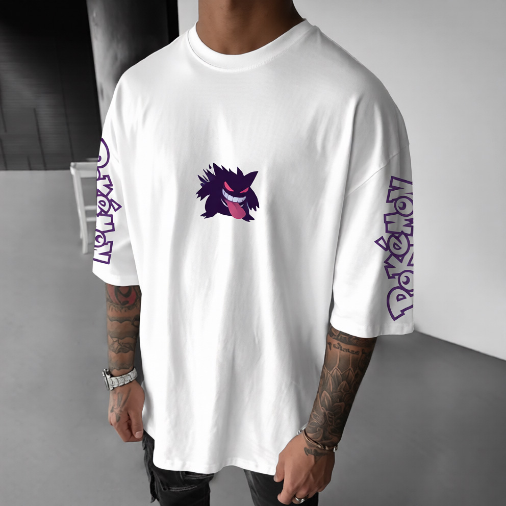 Pokémon Unisex Anime Gengar T-shirt