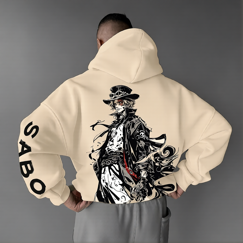 Unisex Anime Graphic Streetwear Vintage Hoodie