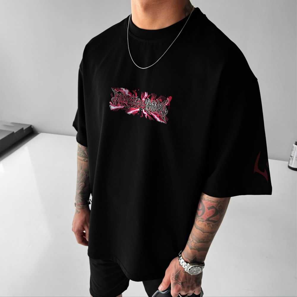 Jujutsu Kaisen Anime Theme Cartoon Print Pure Cotton T-Shirt