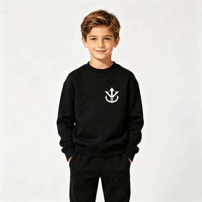 Dragon Ball Anime Graphic Crewneck Sweatshirt for Vegeta Kids Cartoon Print Cotton Tee