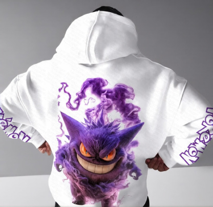 Pokémon Unisex Anime Gengar Hoodie