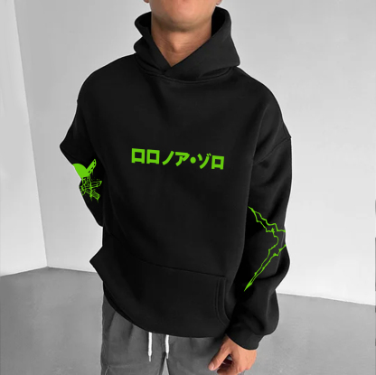 Unisex Anime Graphic Streetwear Vintage Hoodie