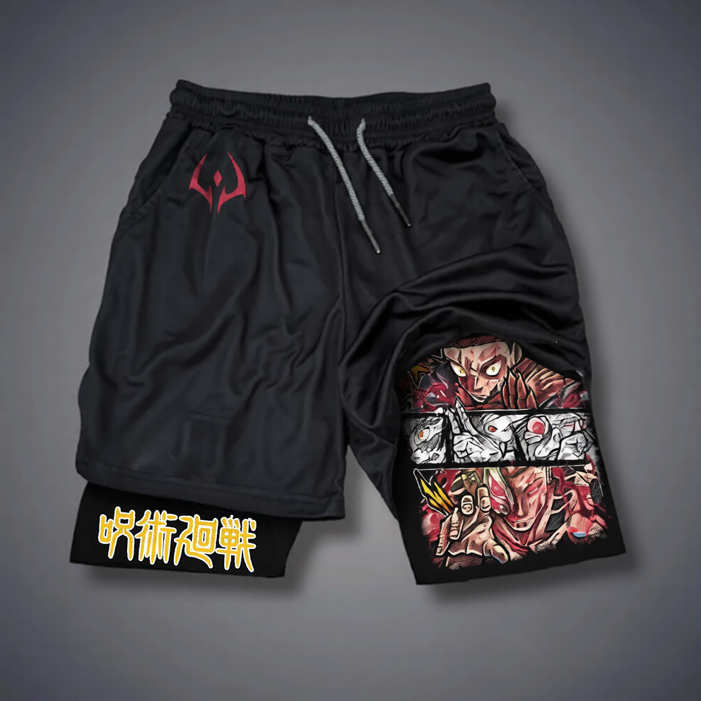 Jujutsu Kaisen Anime Theme Cartoon Print Pure shorts