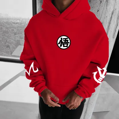 Unisex Anime Graphic Streetwear Vintage Hoodie