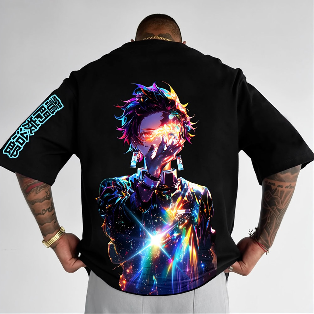 Unisex  Demon Slayer Anime Inspired Vintage T-Shirt