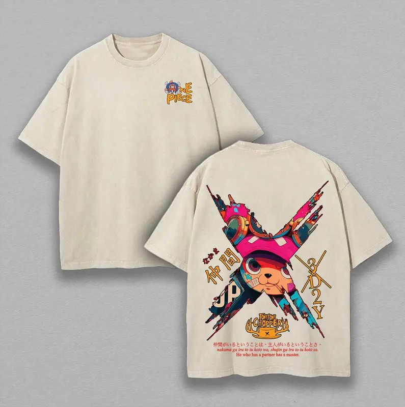 Unisex Fit Vintage T-Shirt丨One Piece