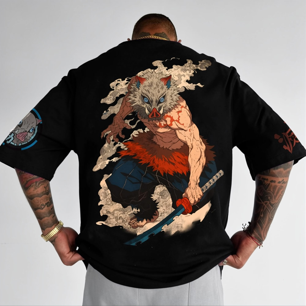 Unisex  Demon Slayer Anime Inspired Vintage T-Shirt