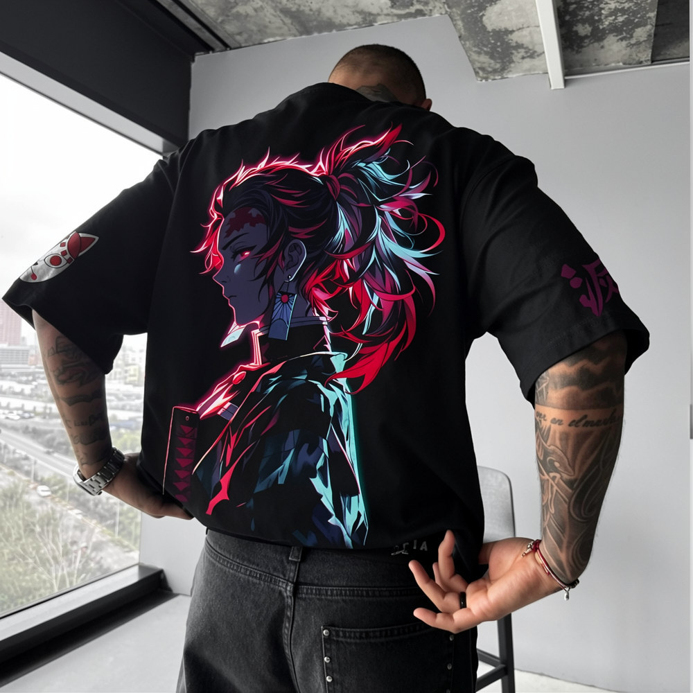 Unisex Anime Inspired Vintage T-Shirt