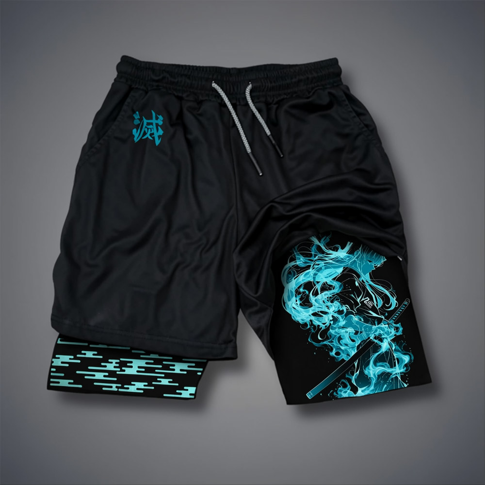 Unisex Demon Slayer Casual Anime Streetwear Shorts