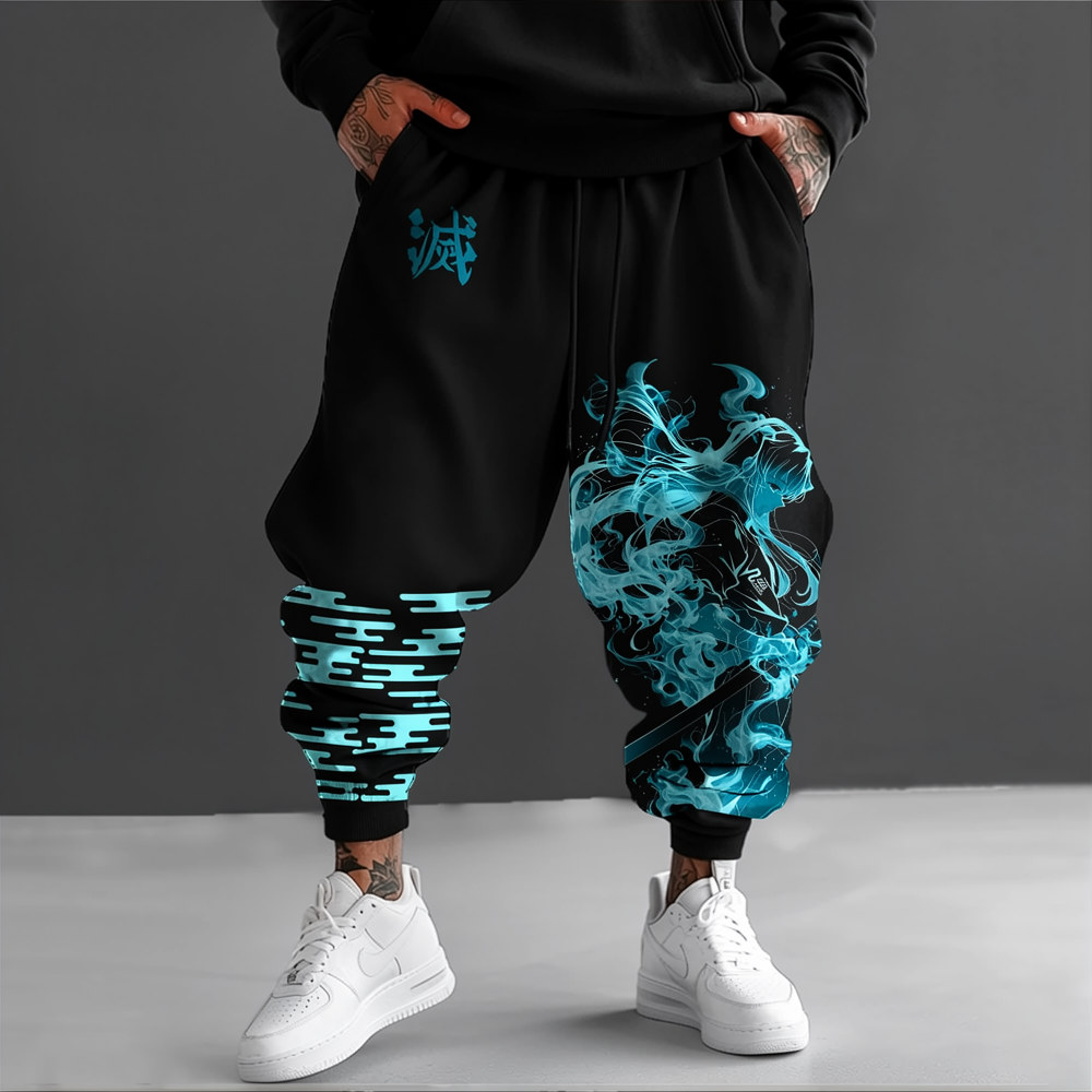 Unisex Demon Slayer Casual Anime Streetwear Pants