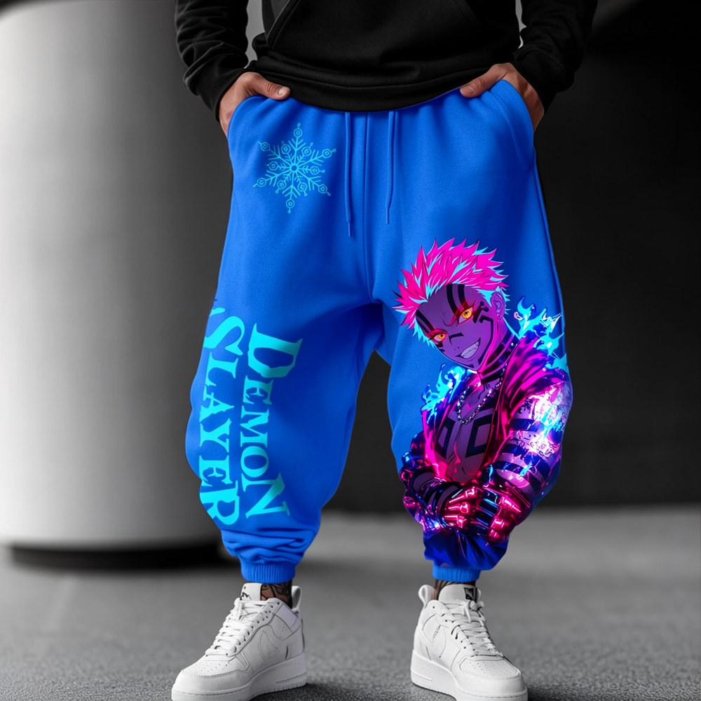 Unisex Demon Slayer Casual Anime Streetwear Pants