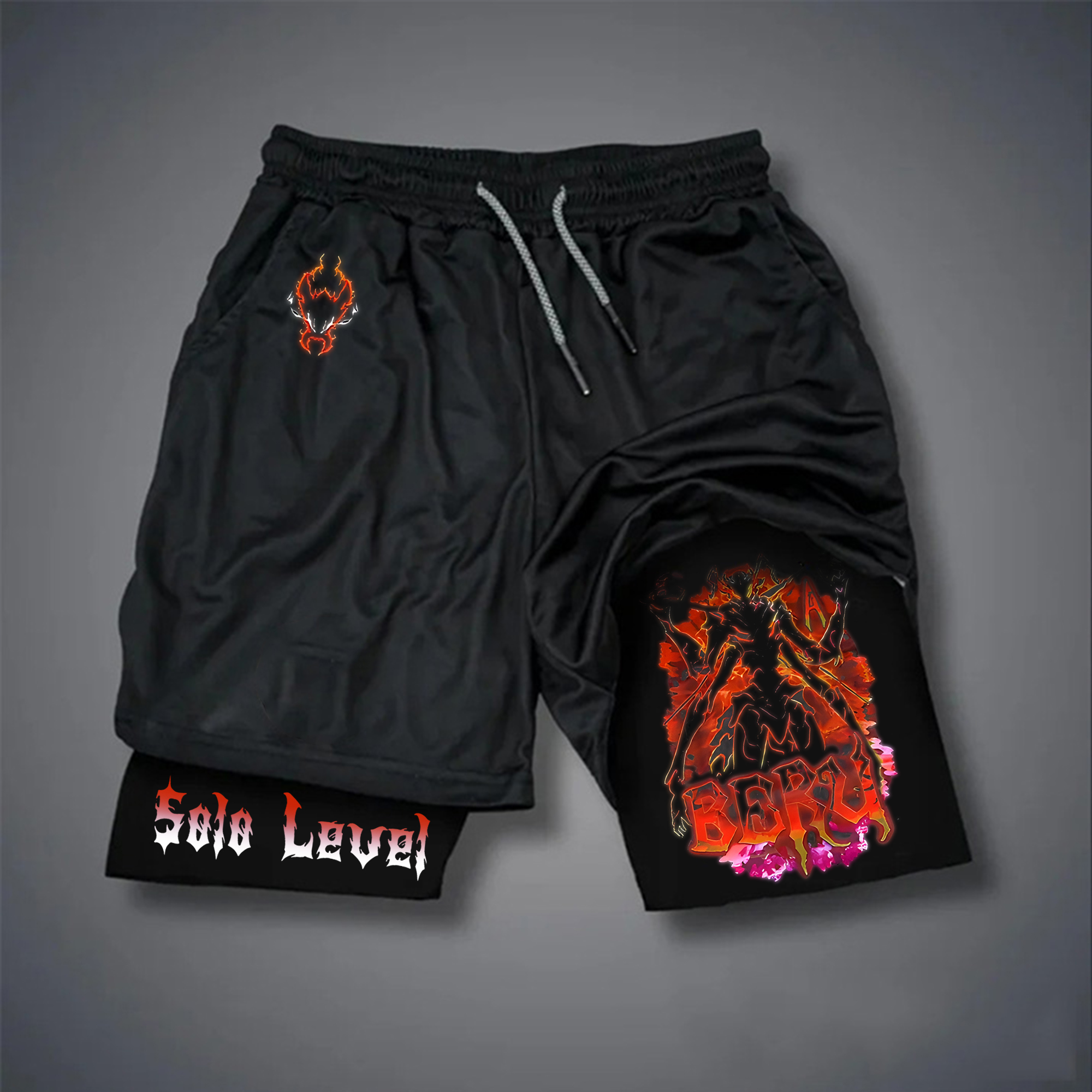 Unisex Casual Anime Streetwear Shorts-AnimeClothe