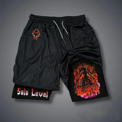 Unisex Casual Anime Streetwear Shorts-AnimeClothe