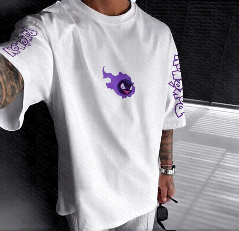 Pokémon Unisex Anime Gengar T-shirt