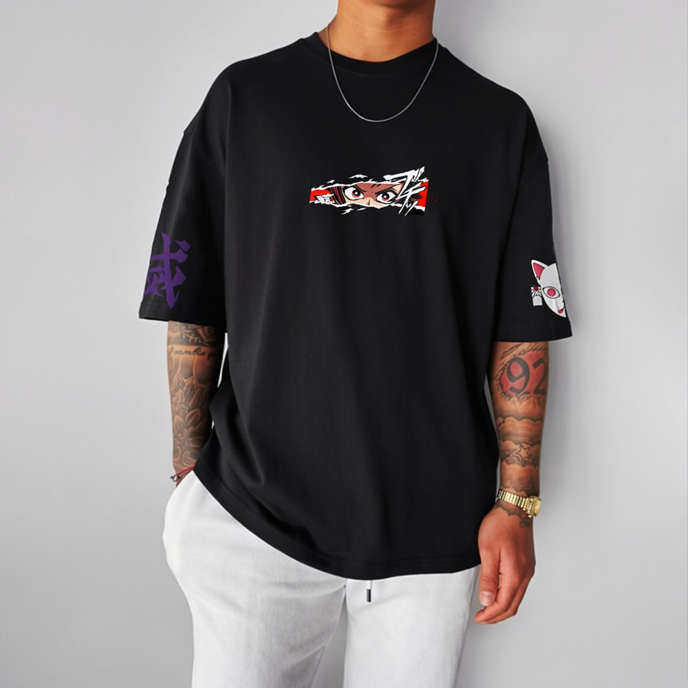 Unisex  Demon Slayer Anime Inspired Vintage T-Shirt