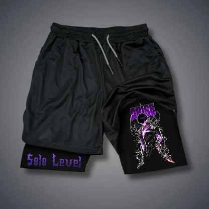 Unisex Casual Anime Streetwear Shorts-AnimeClothe