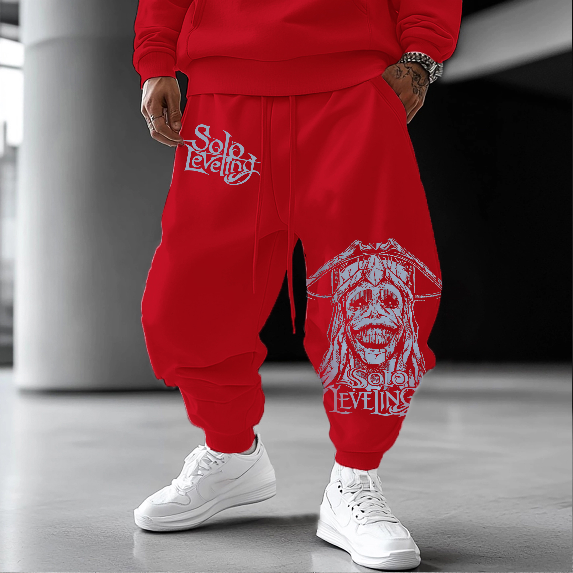 Unisex Casual Anime Streetwear Pants