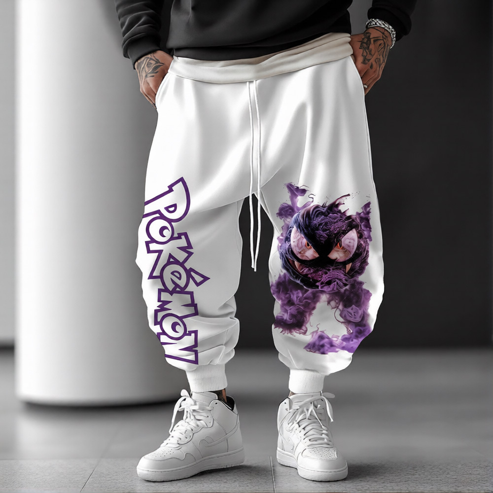 Pokémon Unisex Anime Gengar Pants