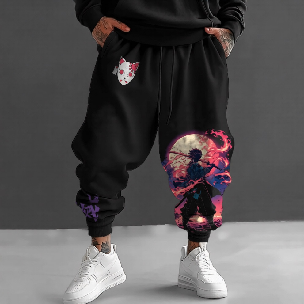 Unisex ��Demon Slayer�� Casual Anime Streetwear Pants