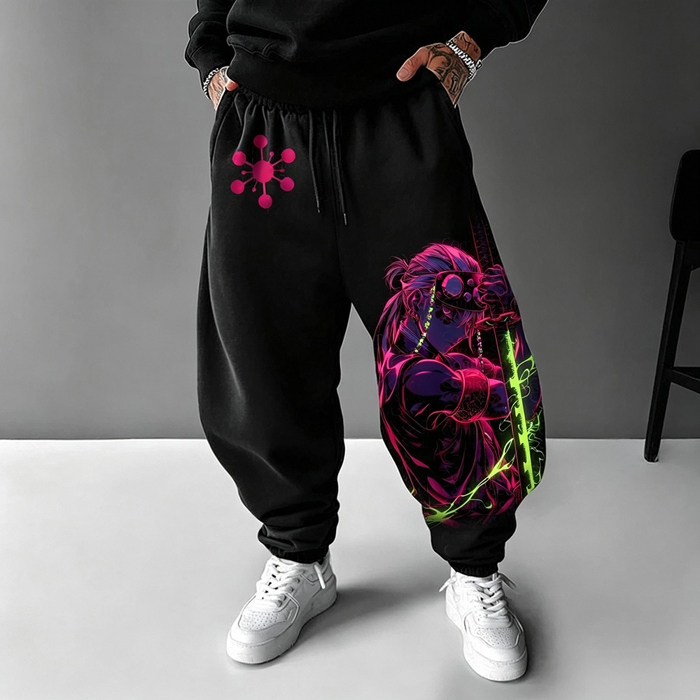 Unisex ��Demon Slayer�� Casual Anime Streetwear Pants