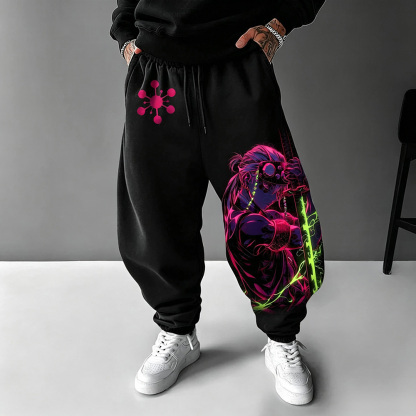 Unisex Demon Slayer Casual Anime Streetwear Pants