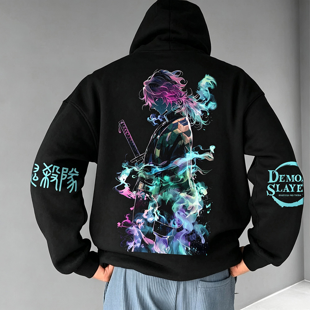 Unisex �� Demon Slayer�� Anime Graphic Streetwear Vintage Hoodie