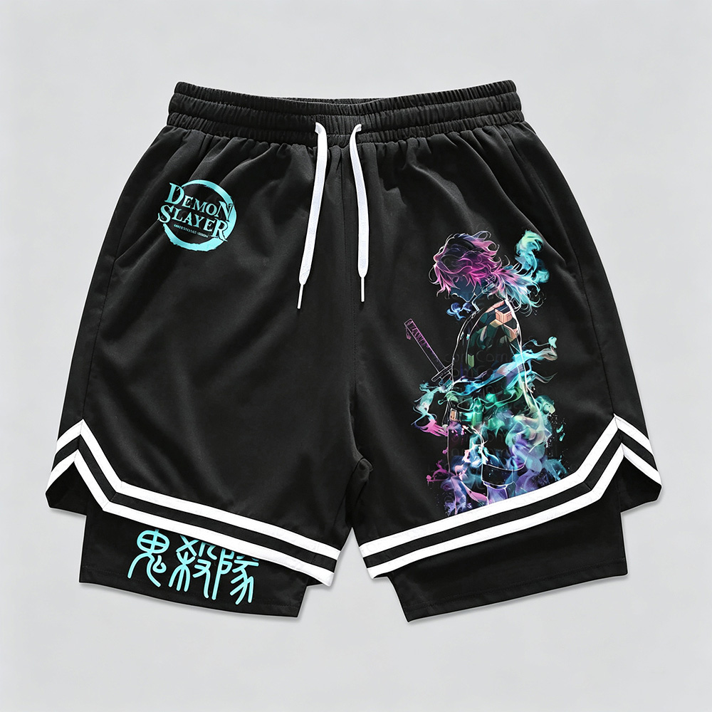 Unisex Demon Slayer Casual Anime Streetwear Shorts