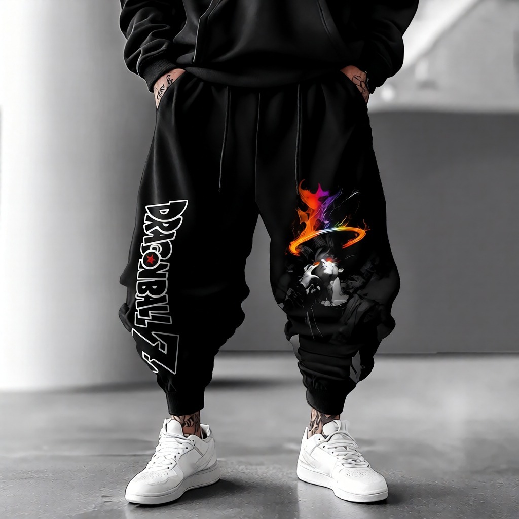 Unisex Casual Anime Streetwear Pants
