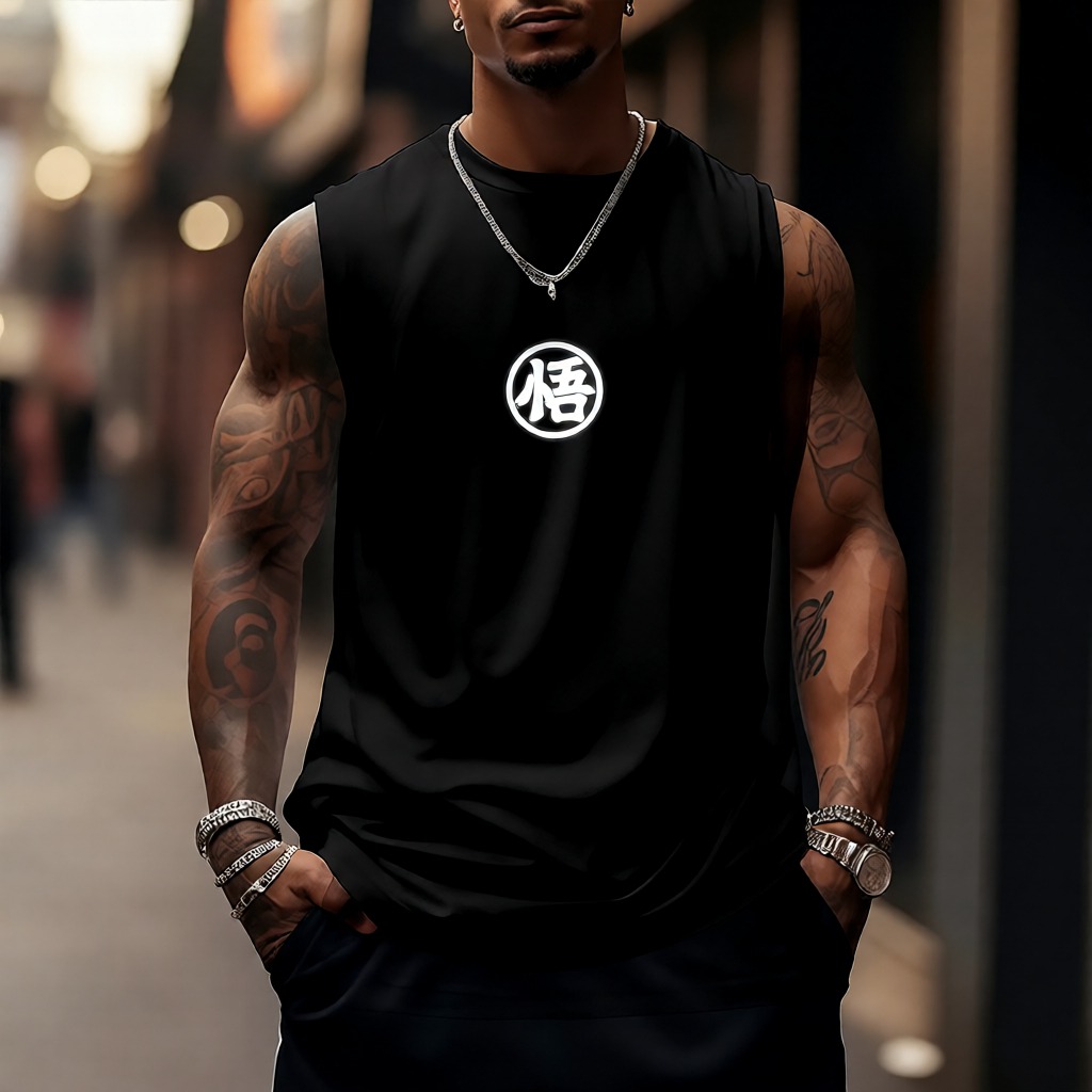 Unisex Anime Sleeveless Tank Top