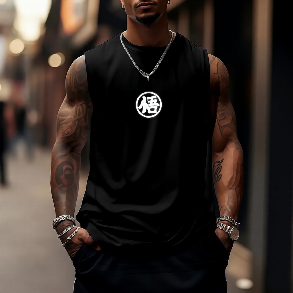 Unisex Anime Sleeveless Tank Top