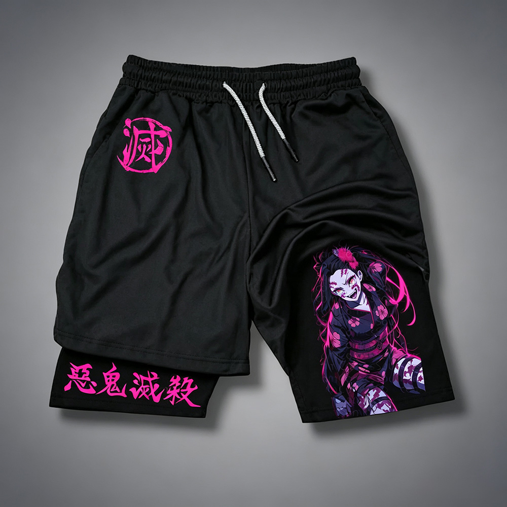 Unisex Demon Slayer Casual Anime Streetwear Shorts