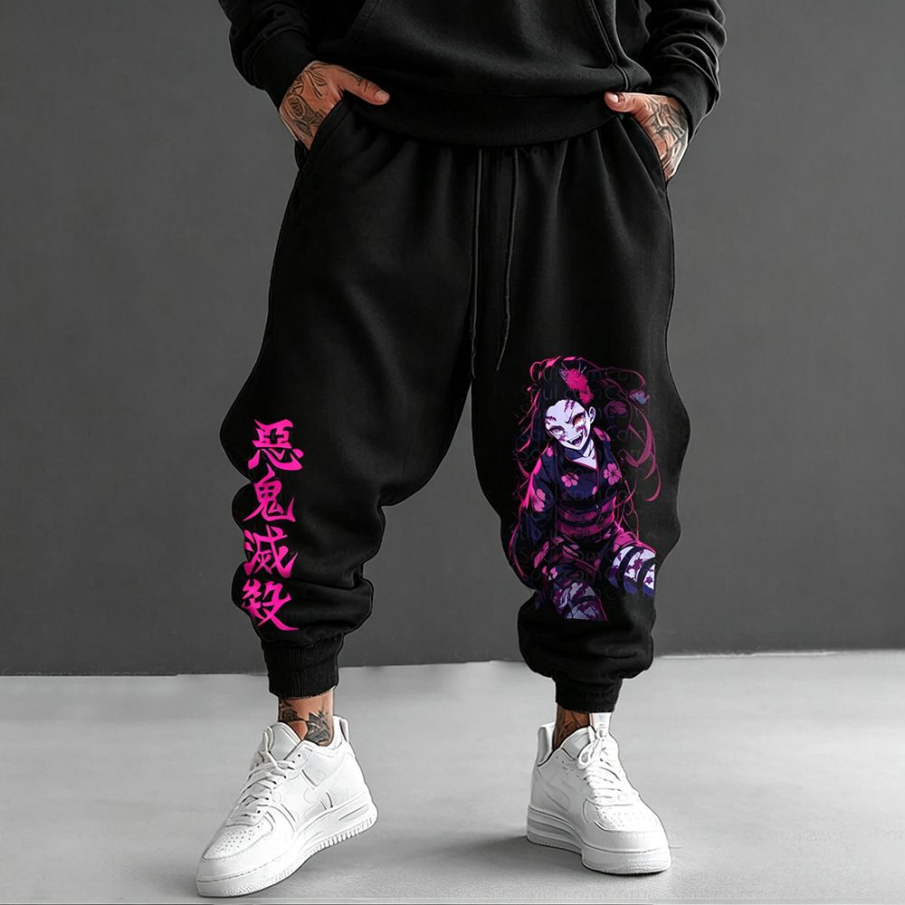 Unisex Demon Slayer Casual Anime Streetwear Pants