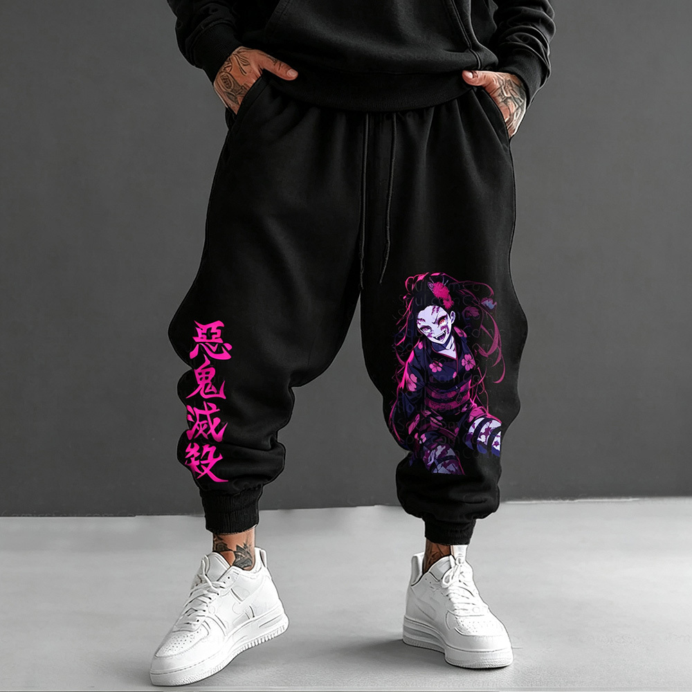 Unisex ��Demon Slayer�� Casual Anime Streetwear Pants