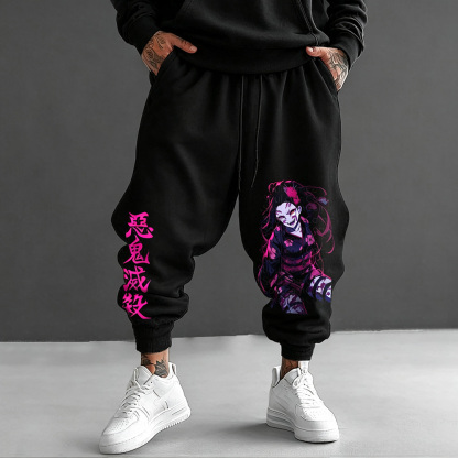 Unisex Demon Slayer Casual Anime Streetwear Pants