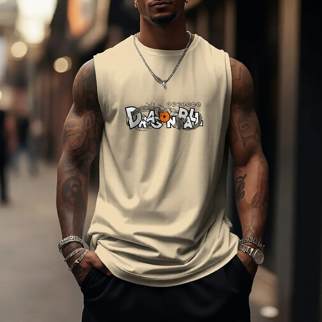 Unisex Anime Sleeveless Tank Top